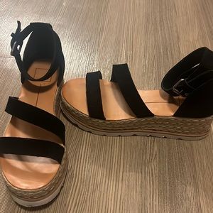 Dolce vita platform sandals, size 7.5.